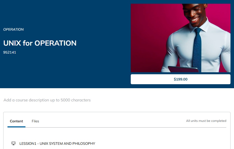 UNIX_OPERATION_COURSE