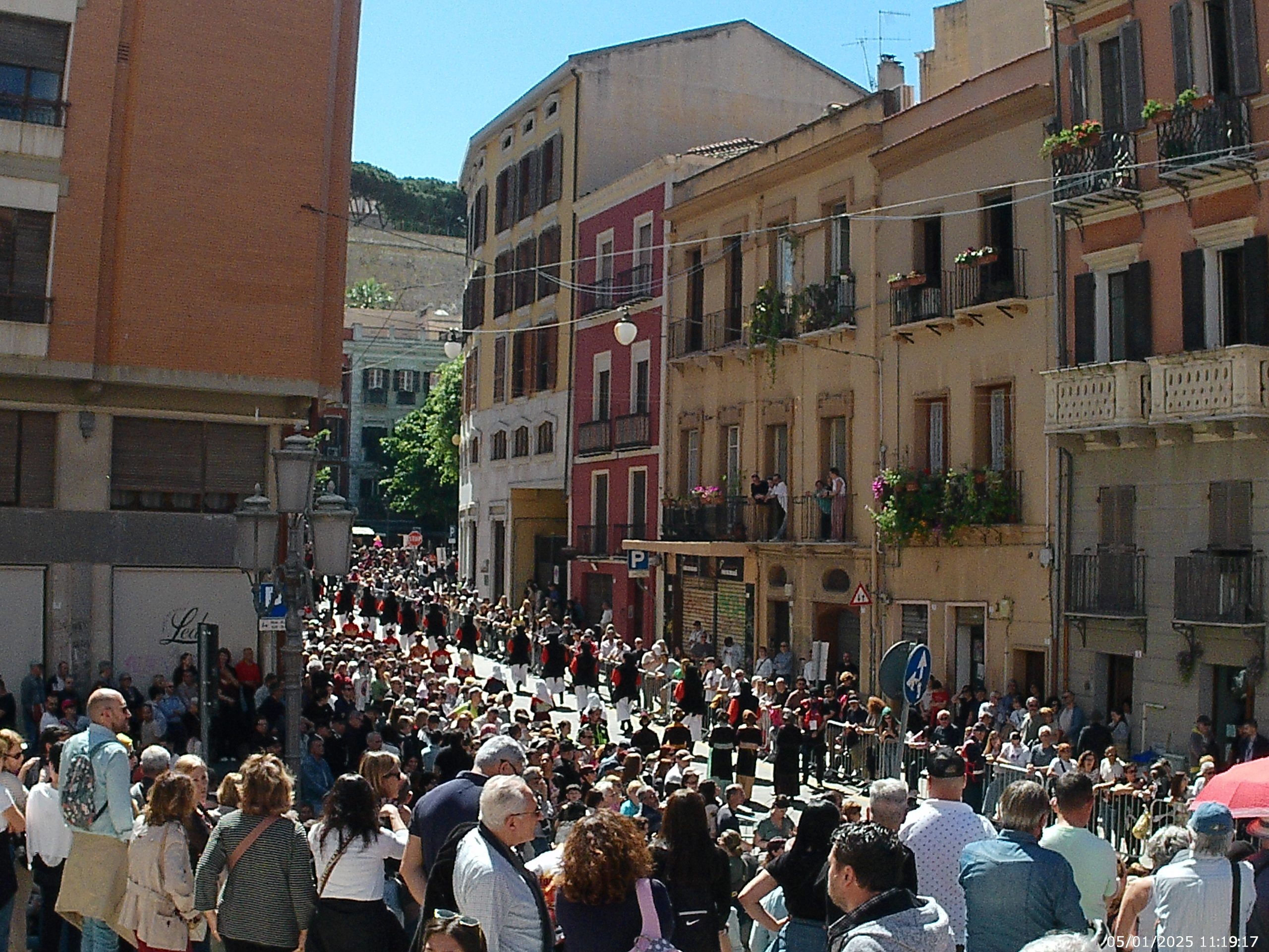 Sant'Efisio Parade from Sant'Efisio church