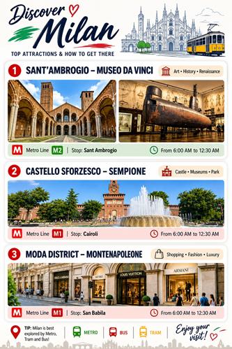 Main Attractions in Milan