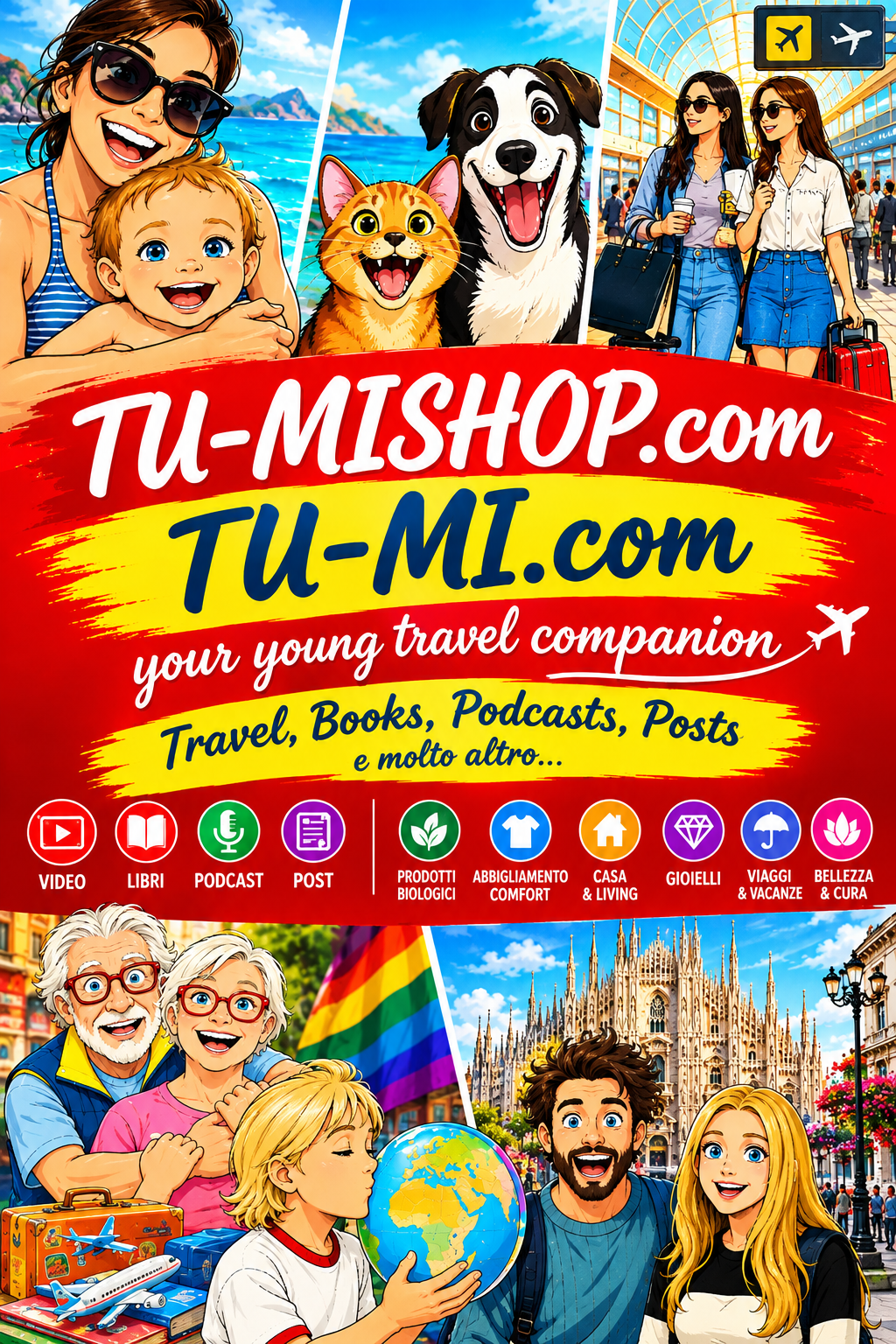 TU-MISHOP.com e TU-MI.com: il tuo giovane compagno di viaggio